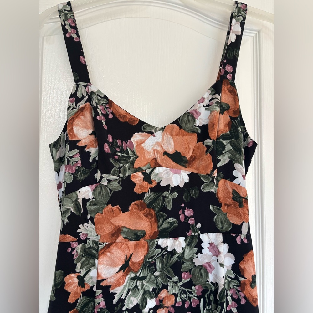 Abercrombie & Fitch floral tiered ruffle maxi dress size M - Picture 10 of 16